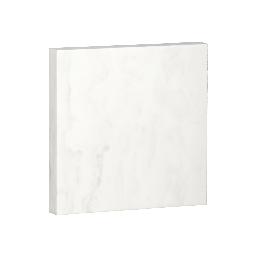 Rectangle Solid Surface Vanity Top - 1168mm - Carrara Marble