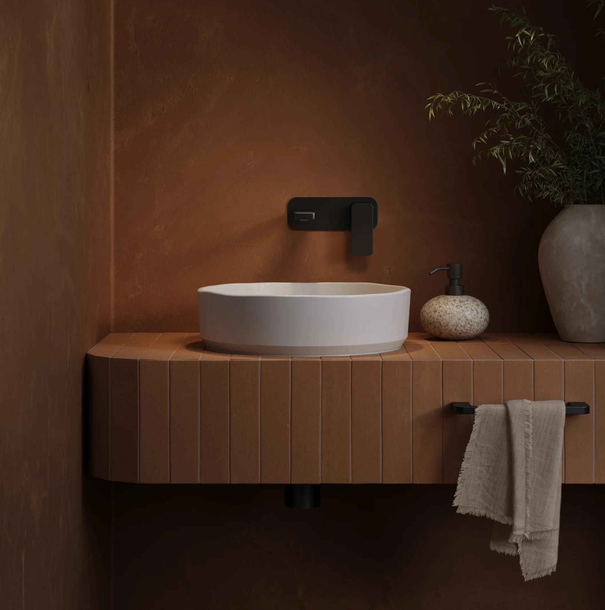 Nesso Vanity Full%20Shot Minimal%20Wall%20Mounted%20Set-MB