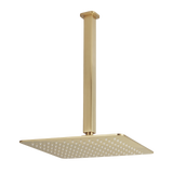 Nesso Shower Dropper %20 Head Brushed Brass