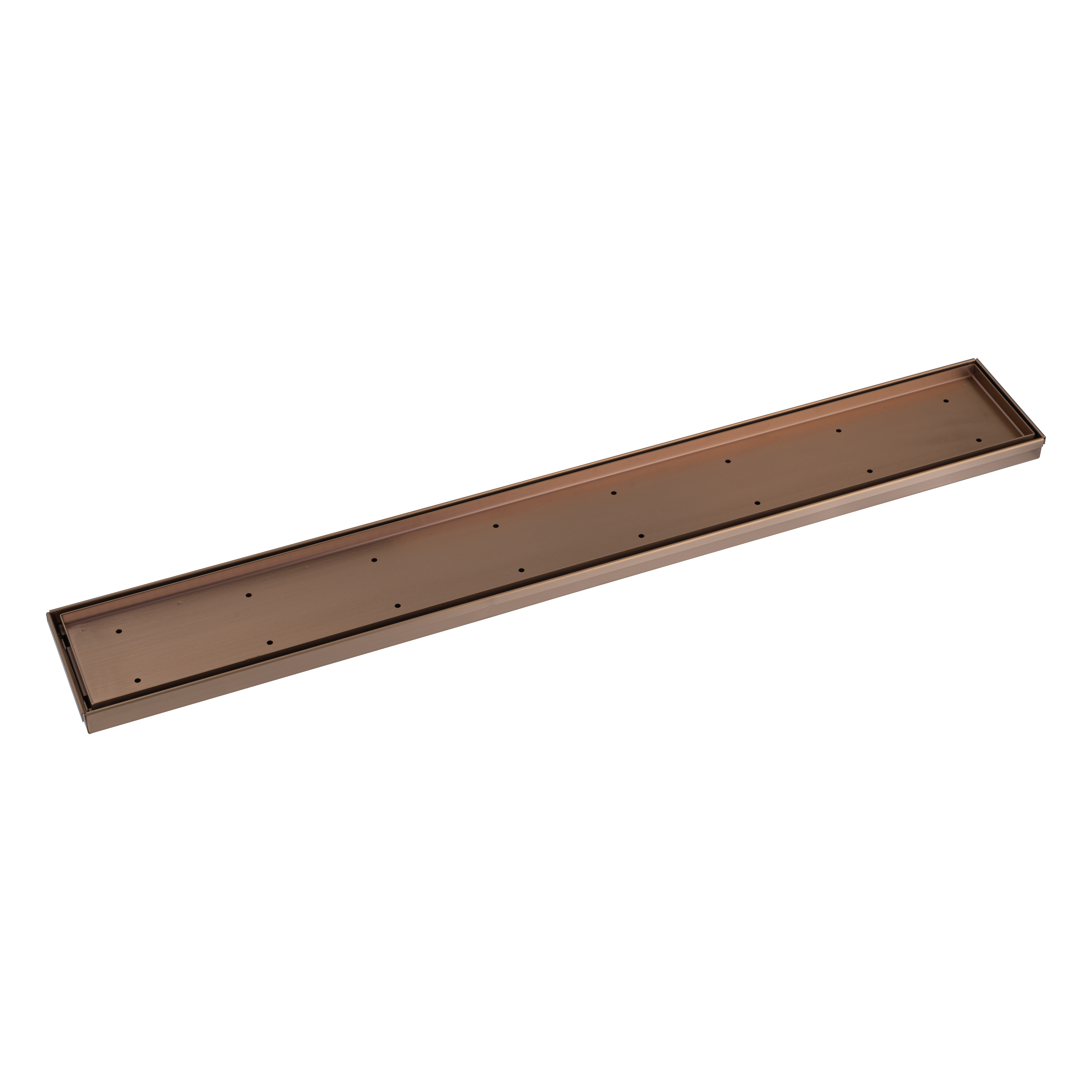 Pixi Tile Insert Shower Channel Waste 900mm - Brushed Copper