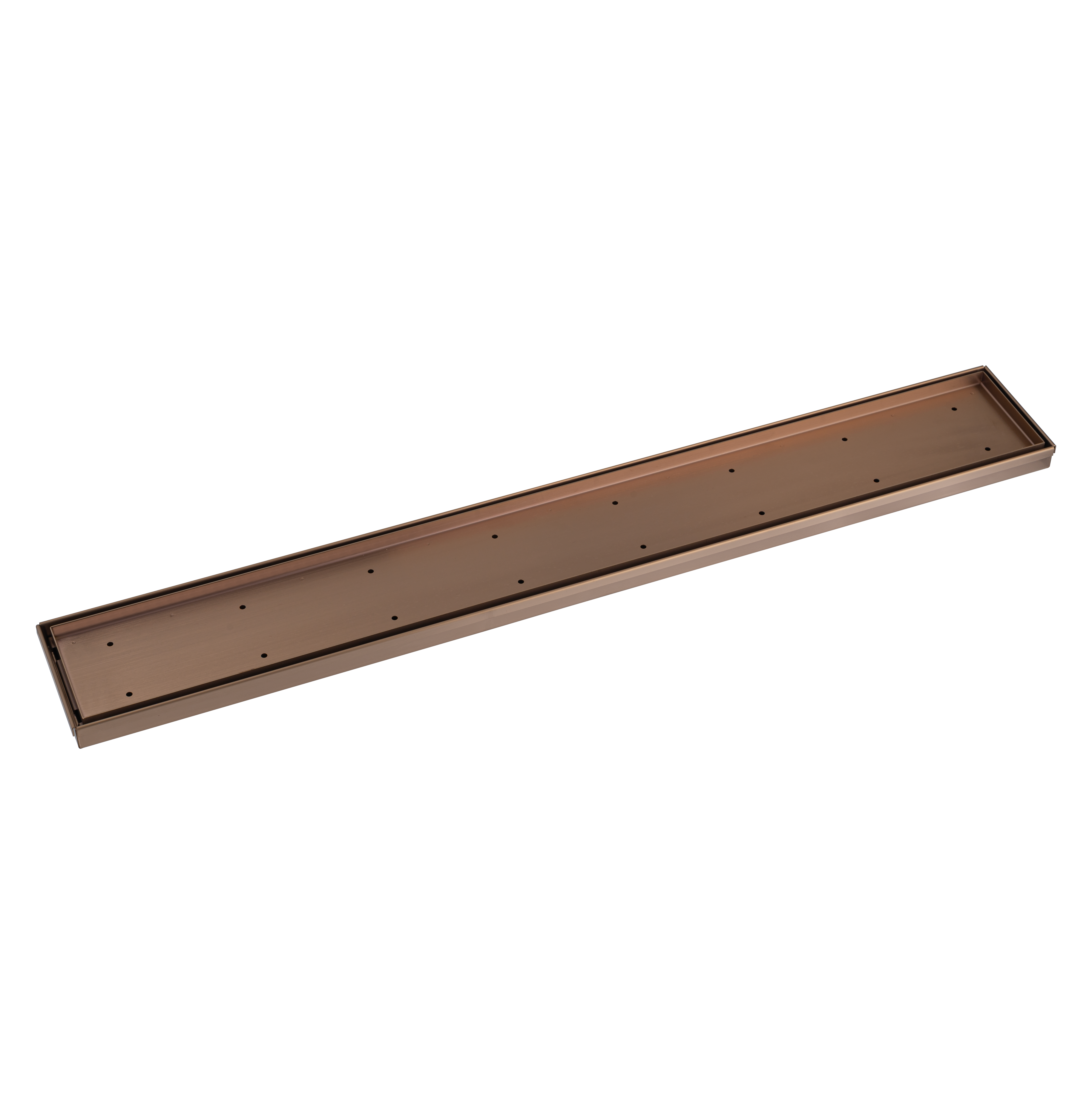 10461---Pixi-Tile-Insert-Shower-Channel-Waste-900mm Side Brushed-Copper