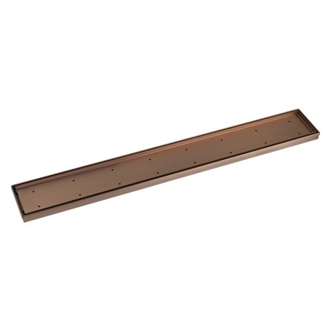 Pixi Tile Insert Shower Channel Waste 900mm - Brushed Copper