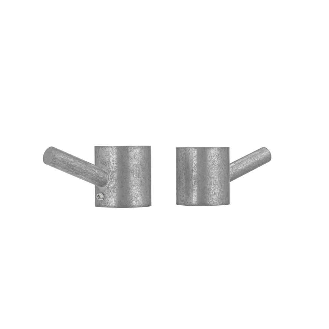 Modi Towel Hook Set - Antique Steel