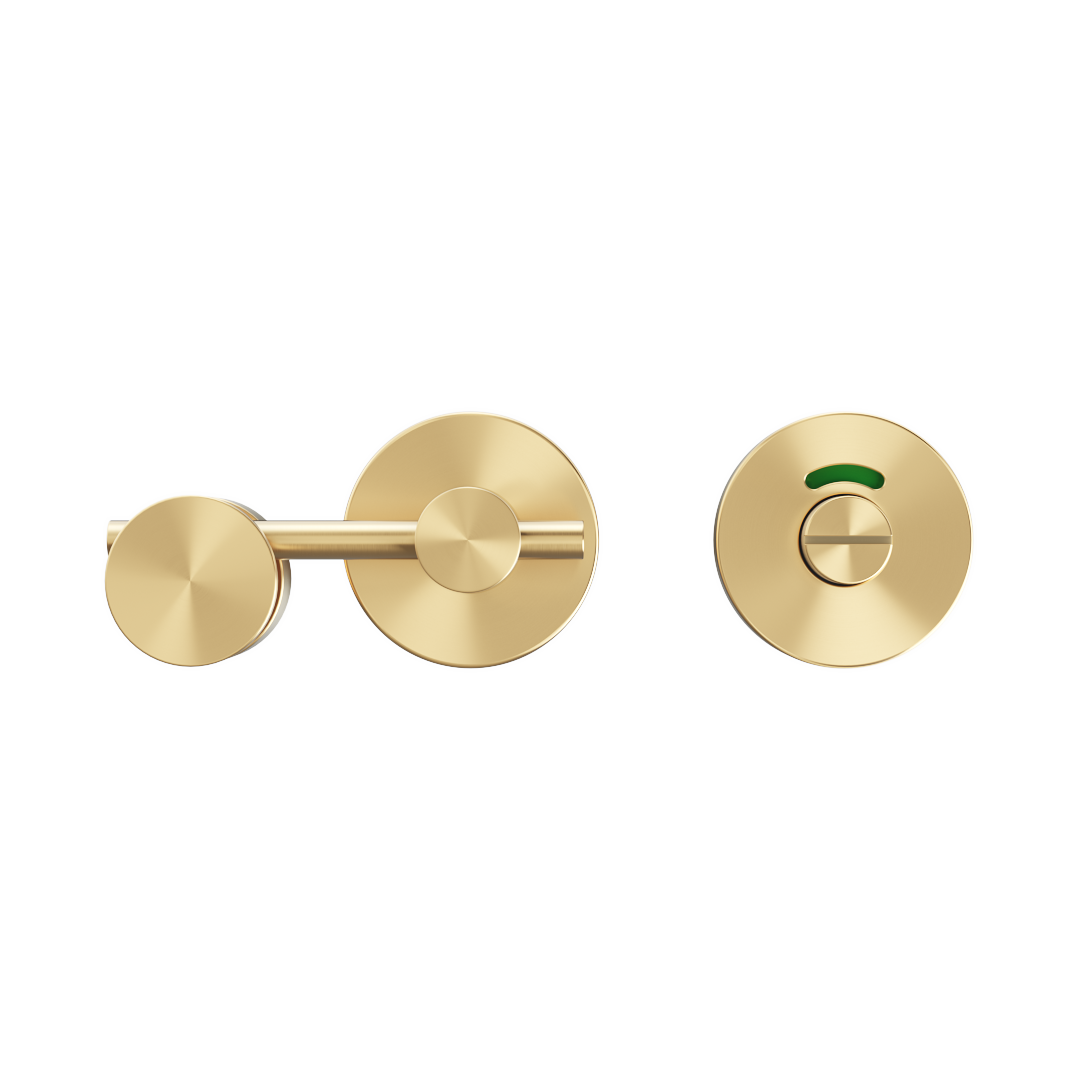 Toilet Lock Indicator - Brushed Brass