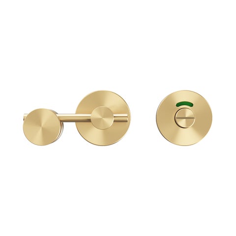 Toilet Lock Indicator - Brushed Brass