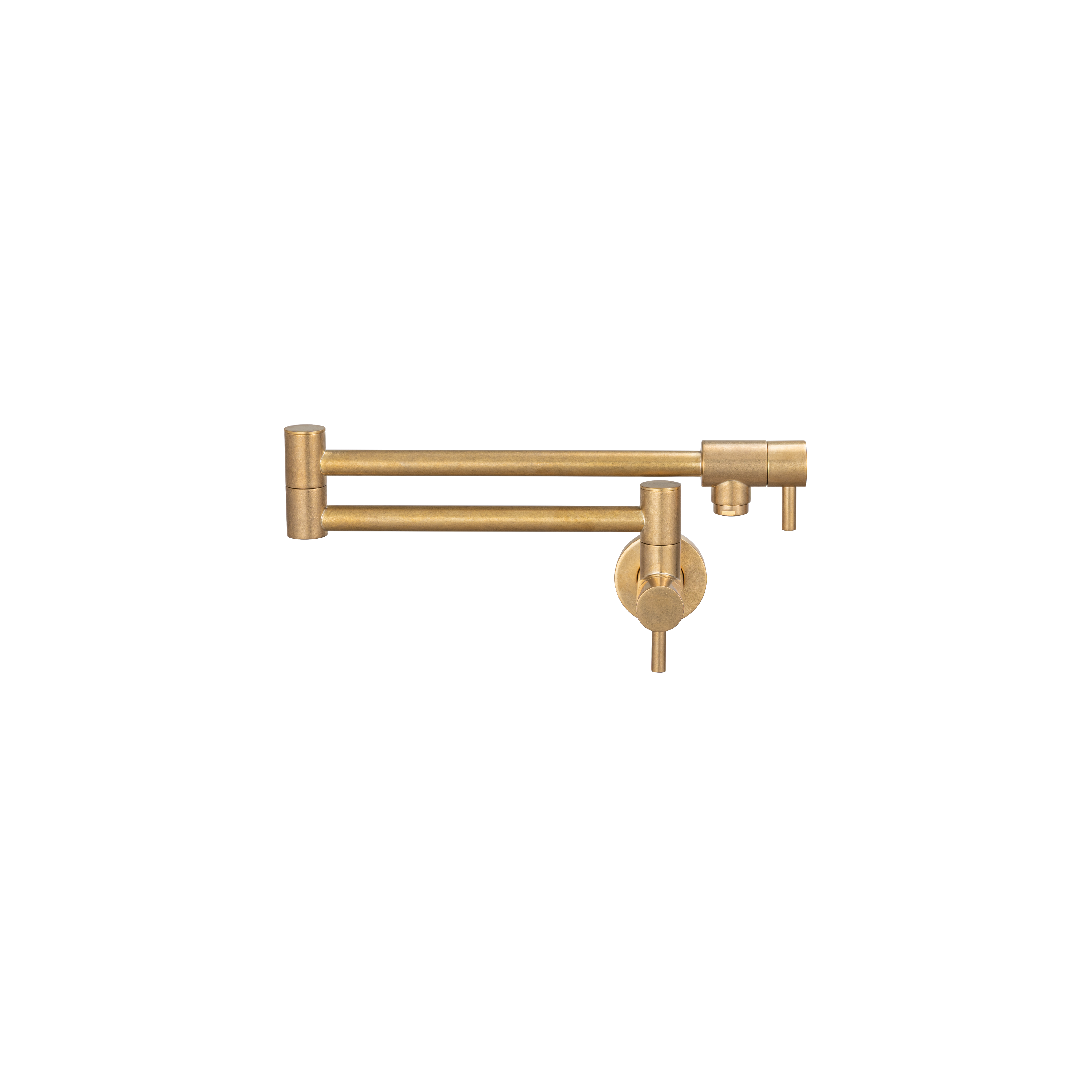 Elysian Pot Filler - Tumbled Aged Brass