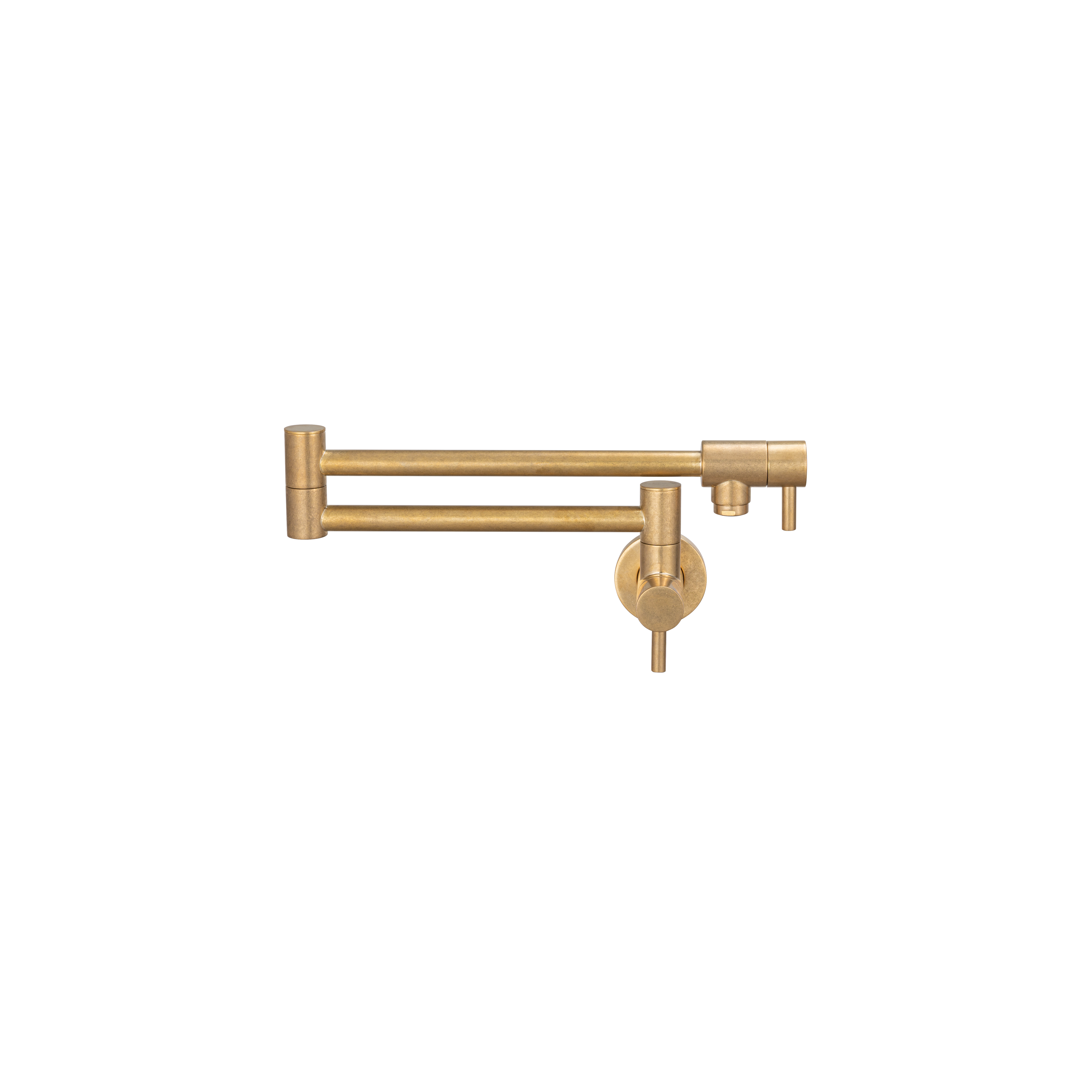 PotFiller TumbledAgedBrass Front