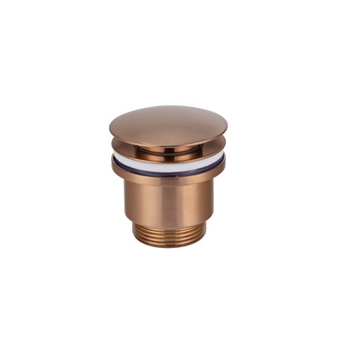 Avi Free-Flowing Basin Waste - Brushed Copper