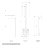 Toilet Brush Holder - GALLERY SPEC-01