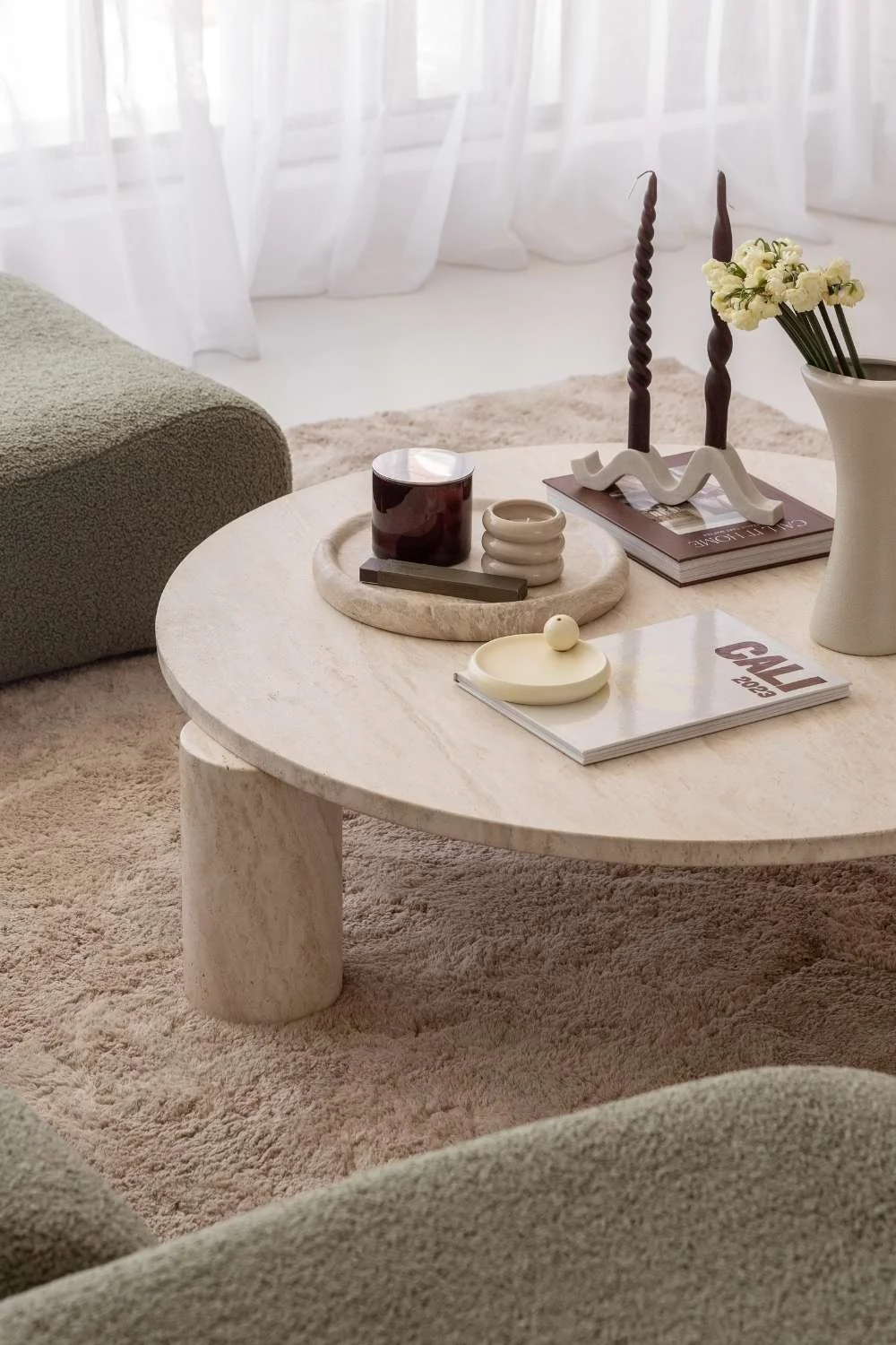 Lily Papas Apartment Renovation Coffee Table Decor