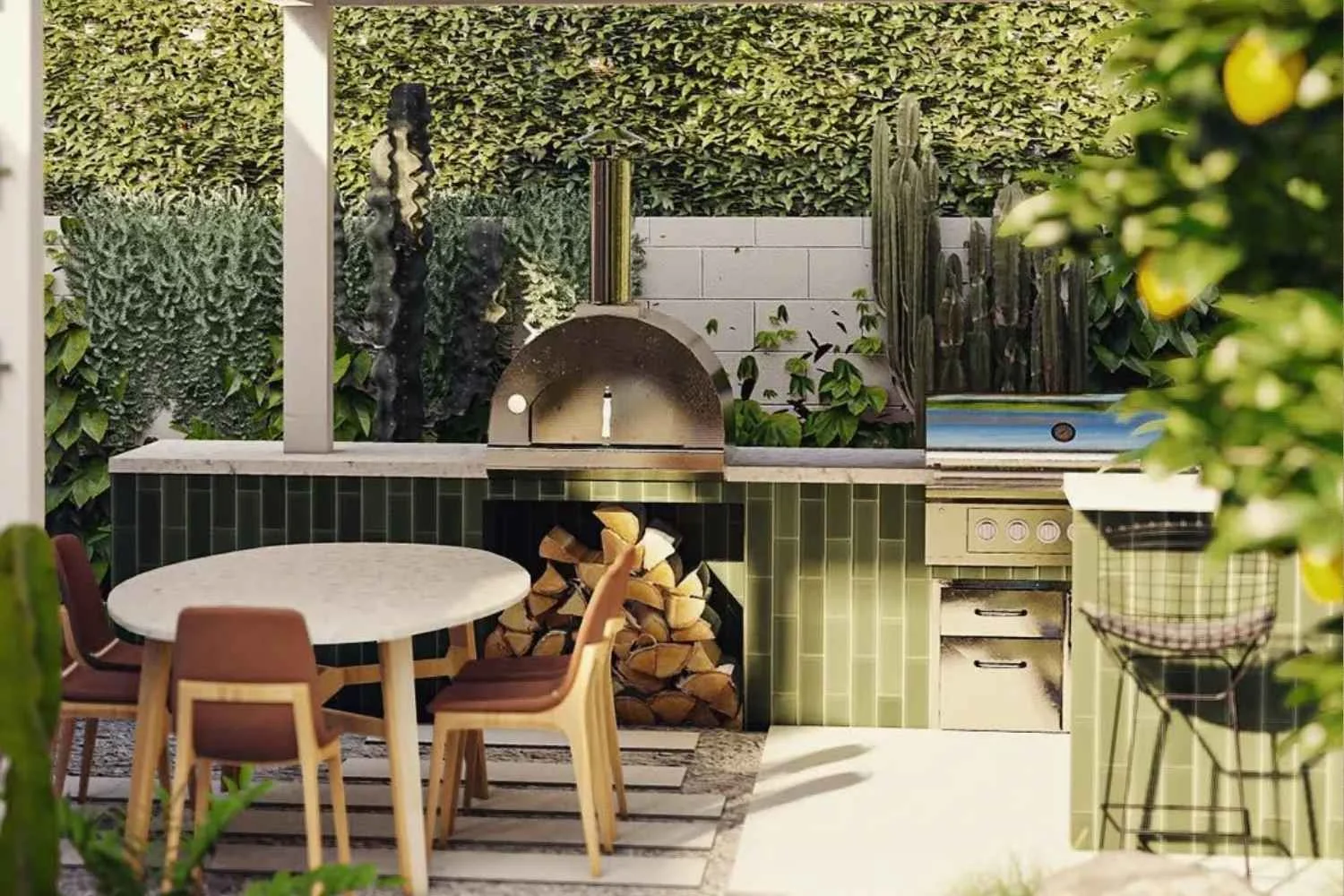 Outdoor Kitchen Designs Green