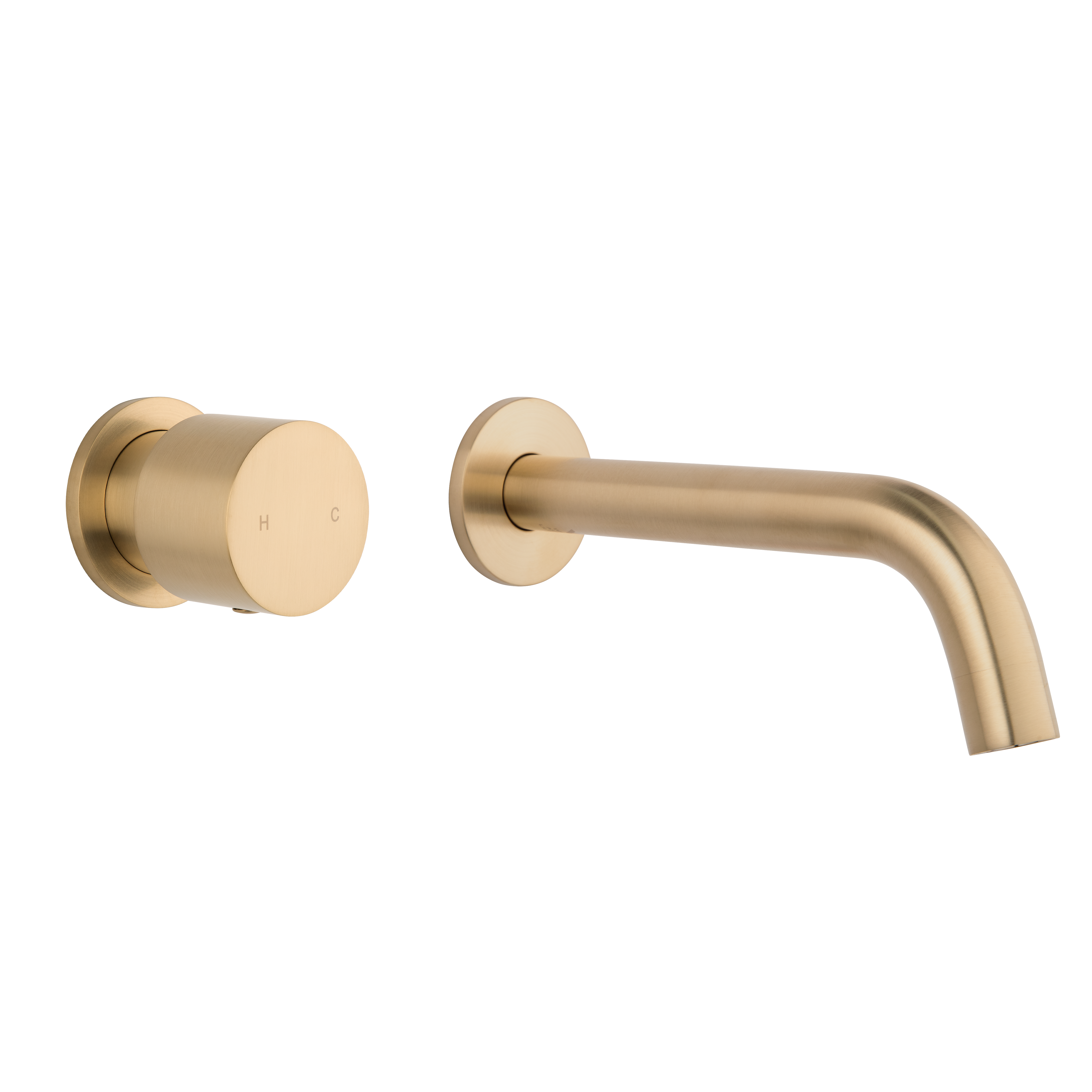 Milani Progressive Mixer & Spout Set - Brushed Brass