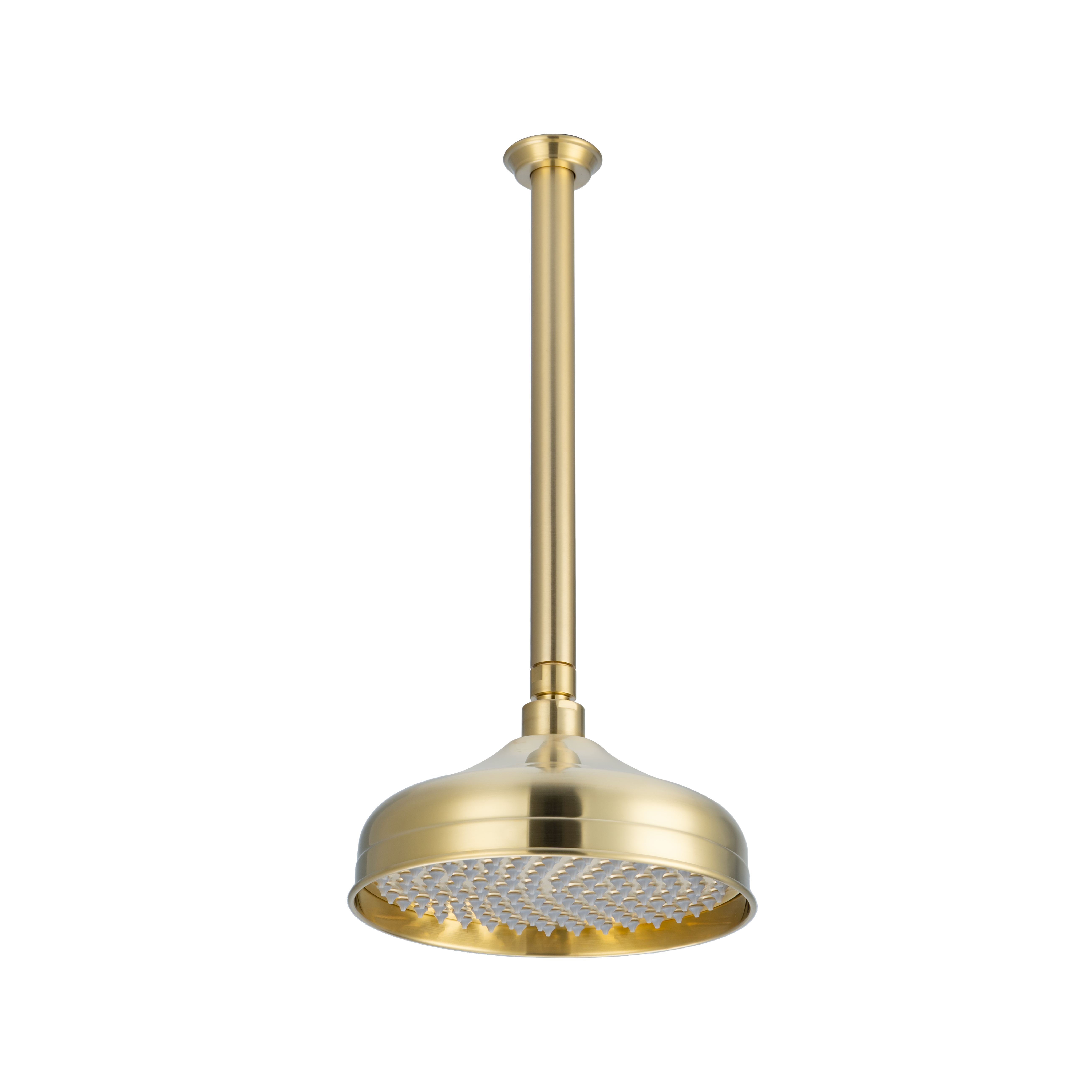 Kingsley Shower Dropper 300mm and Head Set - Brushed Brass