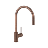 17258-Elysian-Commercial-Pull-Out-Kitchen-Mixer Side Antique-Bronze