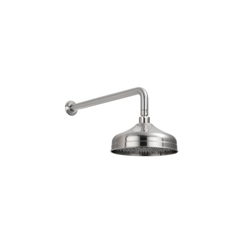 Kingsley Shower Arm & Head Set - Brushed Nickel