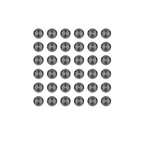 Aliro Tactile Indicators (36 PCS) - Brushed Gunmetal