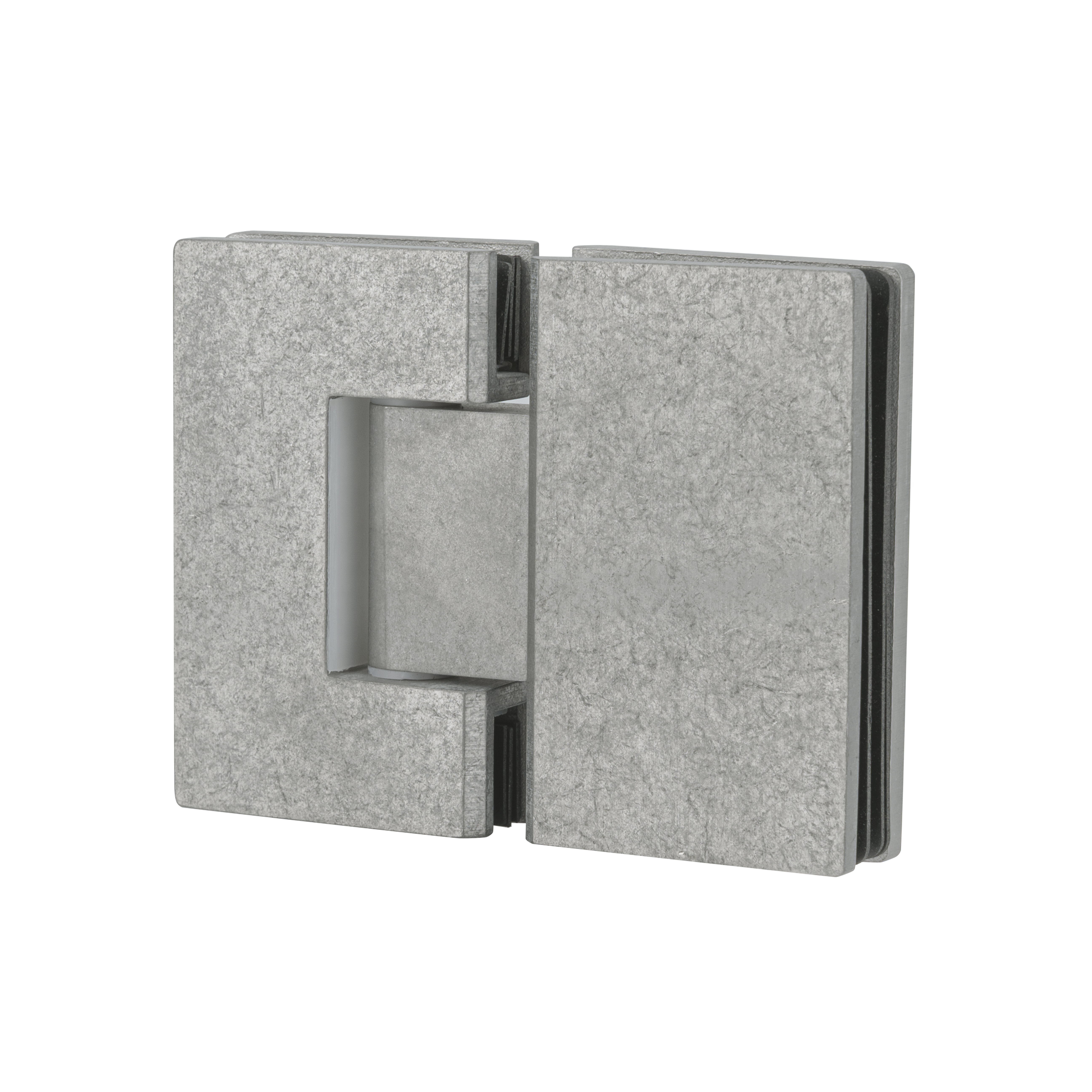 17664-Kenzie%20Glass%20to%20Glass%20Hinge Back Side Tumbled%20Steel