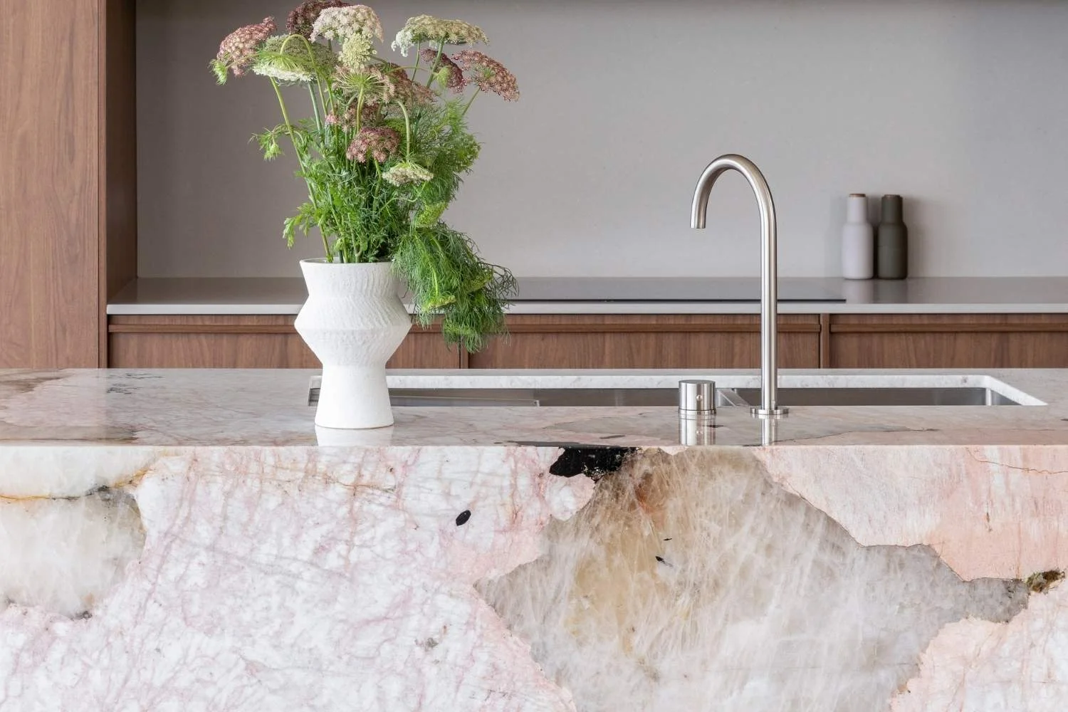 Natural Stone Interior Design Kitchen Island