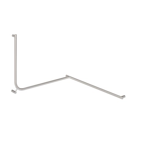 Aliro Accessible 90° Continuous Grab Rail - Stainless Steel