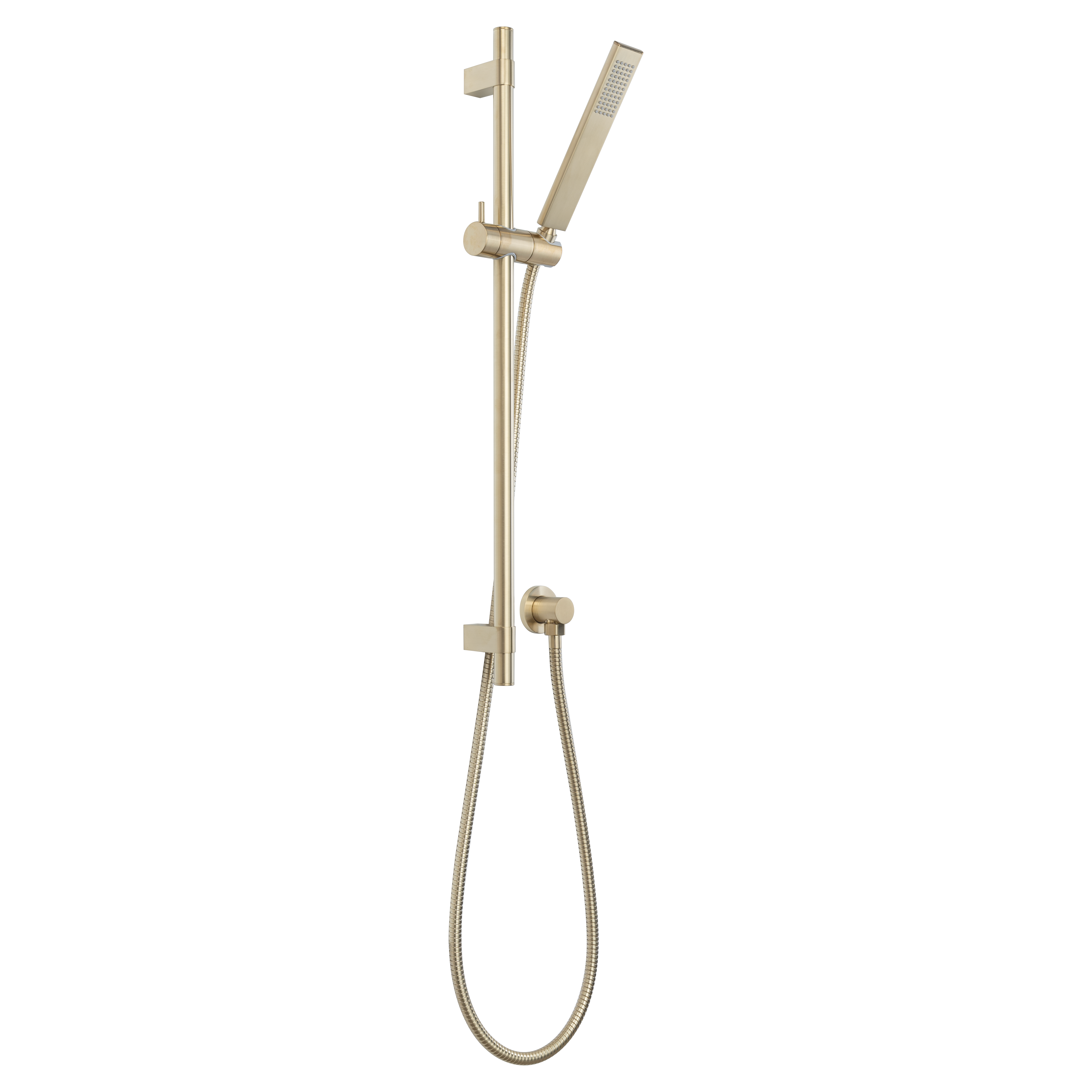 18151-Elysian-Adjustable-Hand-Shower-Rail-Set Side Brushed-Brass