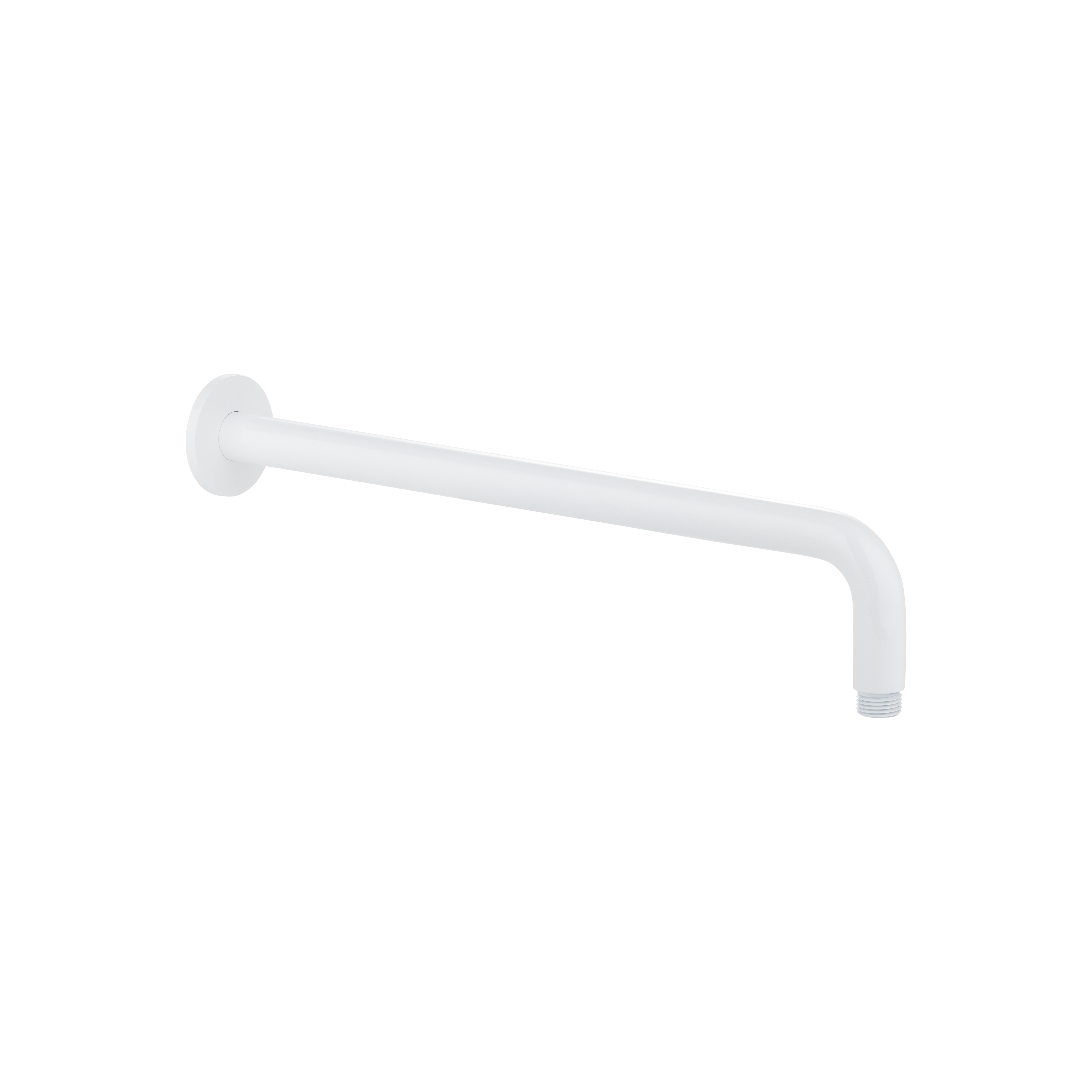 Shower Arm 400mm - White