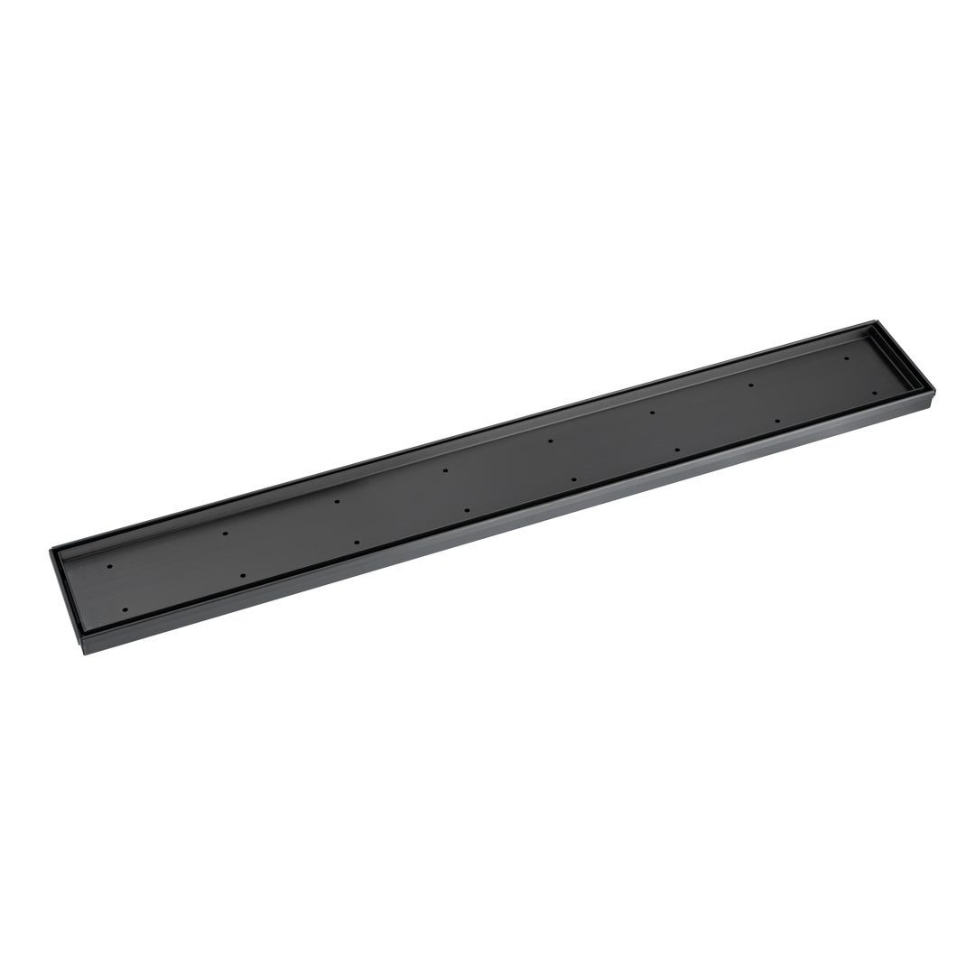 Pixi Tile Insert Shower Channel Waste 900mm - Brushed Gunmetal