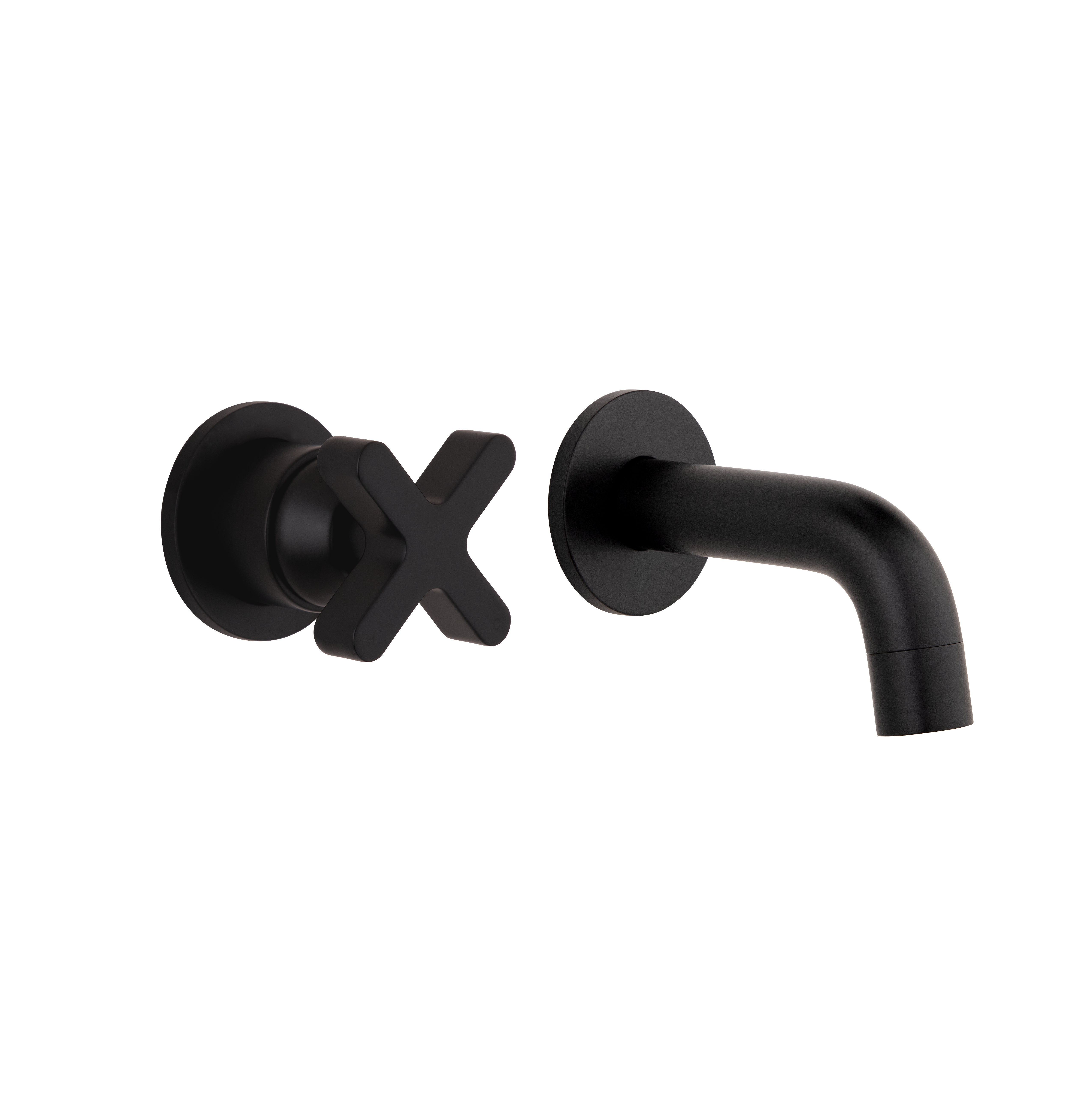 Cross Progressive Mixer Mini Spout Set MB