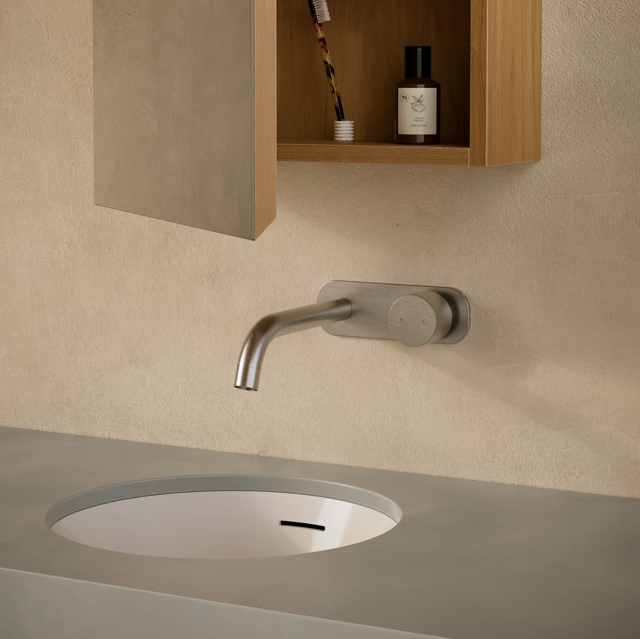 Mona%20Mirror%20cabinets Zuri%20Round%20Undercounter%20Basin Milani%20Tap Hakkari%20Tiles View02 Mirror%20A BN