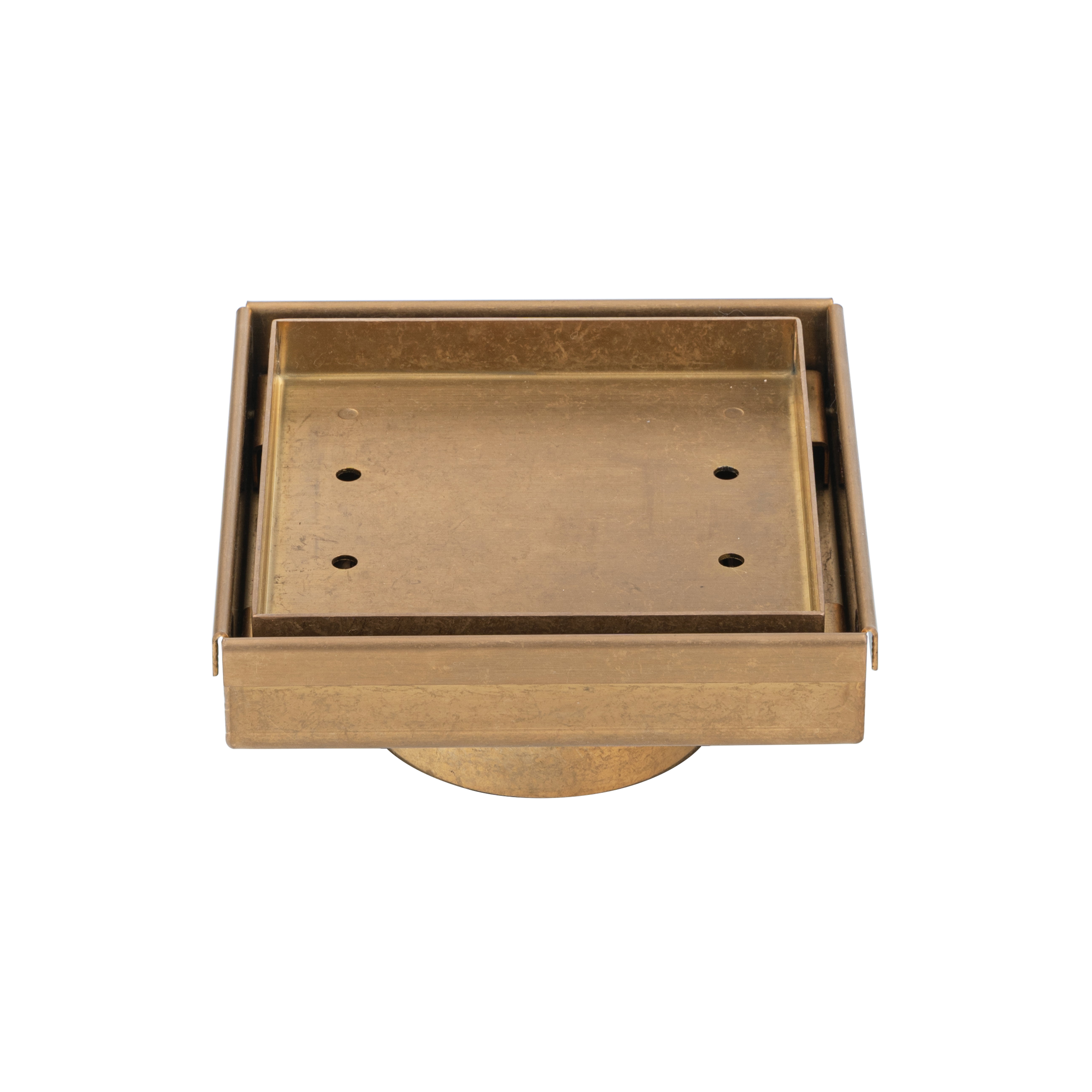 Pixi Tile Insert Floor Waste 125mm - Antique Aurum