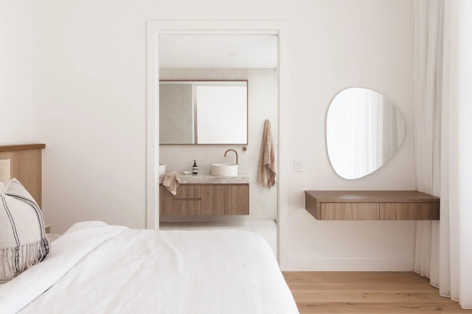 Modern Bathroom Vanities Dark Oak Double Sinks