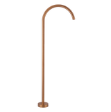 19388-Sola-Floor-Mounted-Bath-Filler Front Brushed-Copper