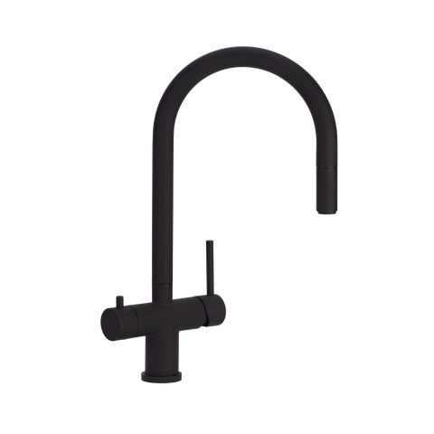 Elysian Commercial 3-Way Pull-Out Filter Tap - Matte Black