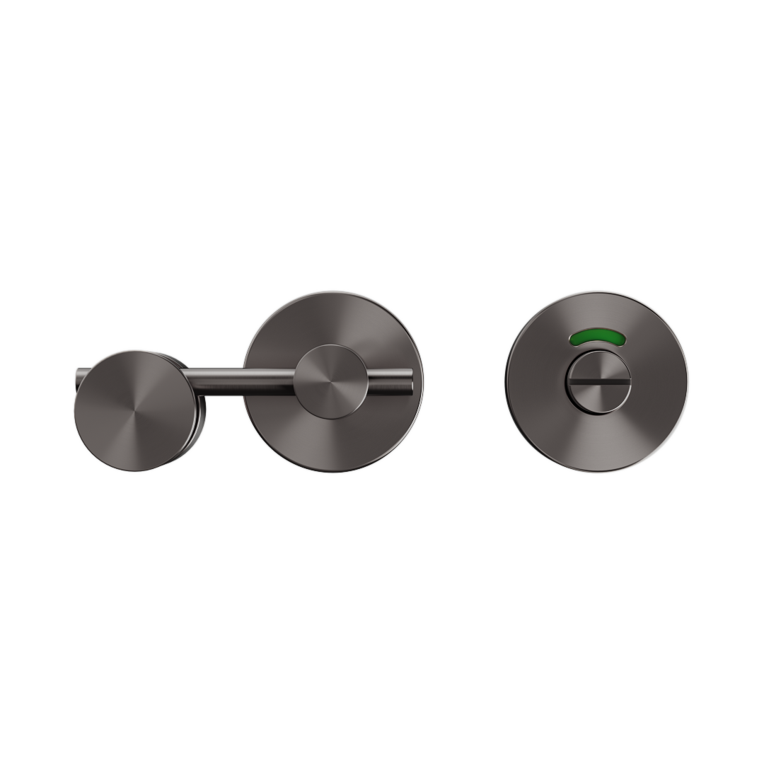 Toilet Lock Indicator - Brushed Gunmetal