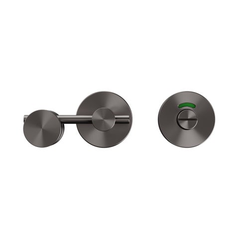 Toilet Lock Indicator - Brushed Gunmetal