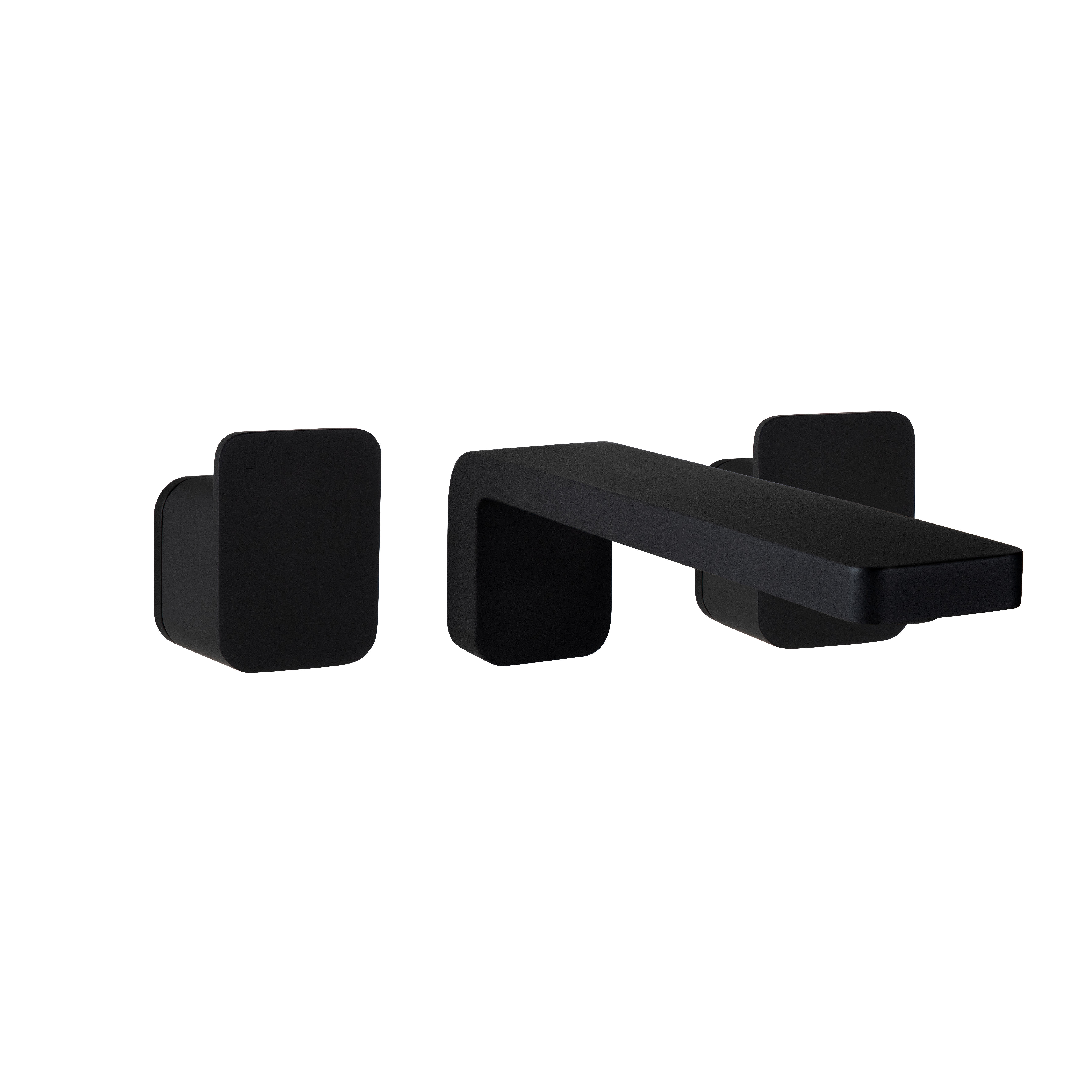 Nesso Assembly Taps & Spout Set - Matte Black PVD