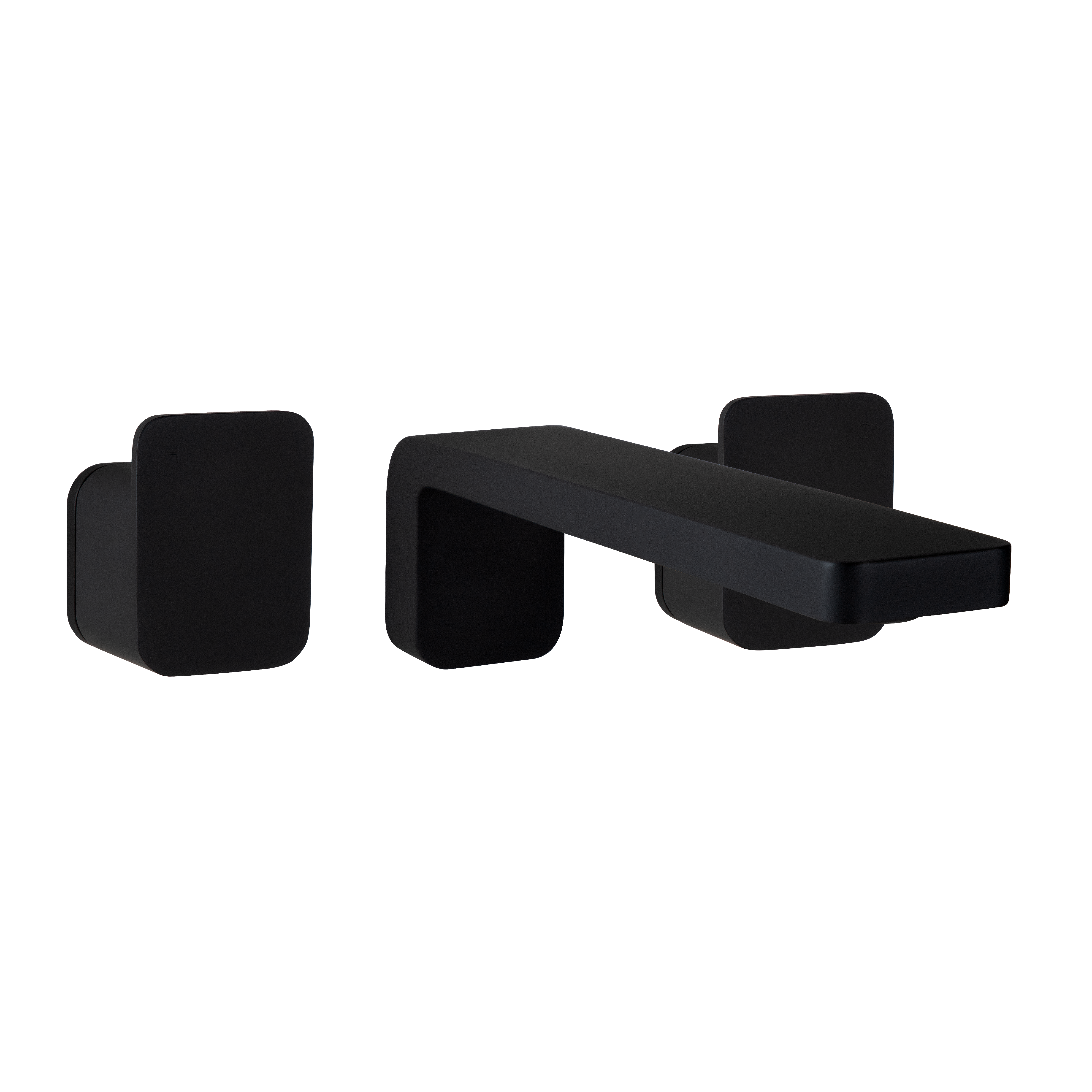 Nesso Assembly Taps & Spout Set - Matte Black PVD