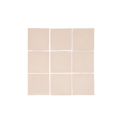Rommani Handmade Zellige Square Tile - Bone
