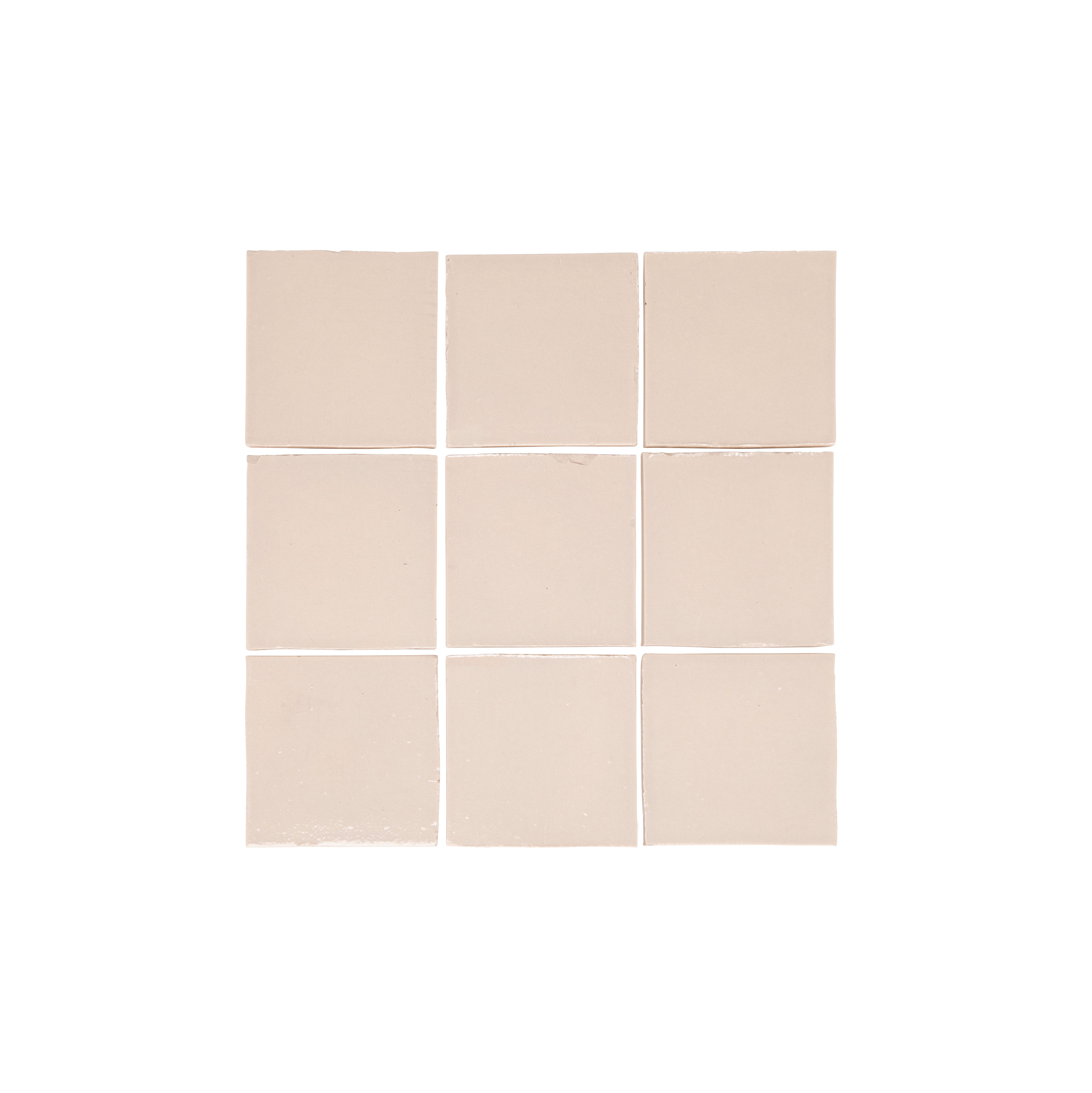 Rommani Handmade Zellige Square Tile - Bone