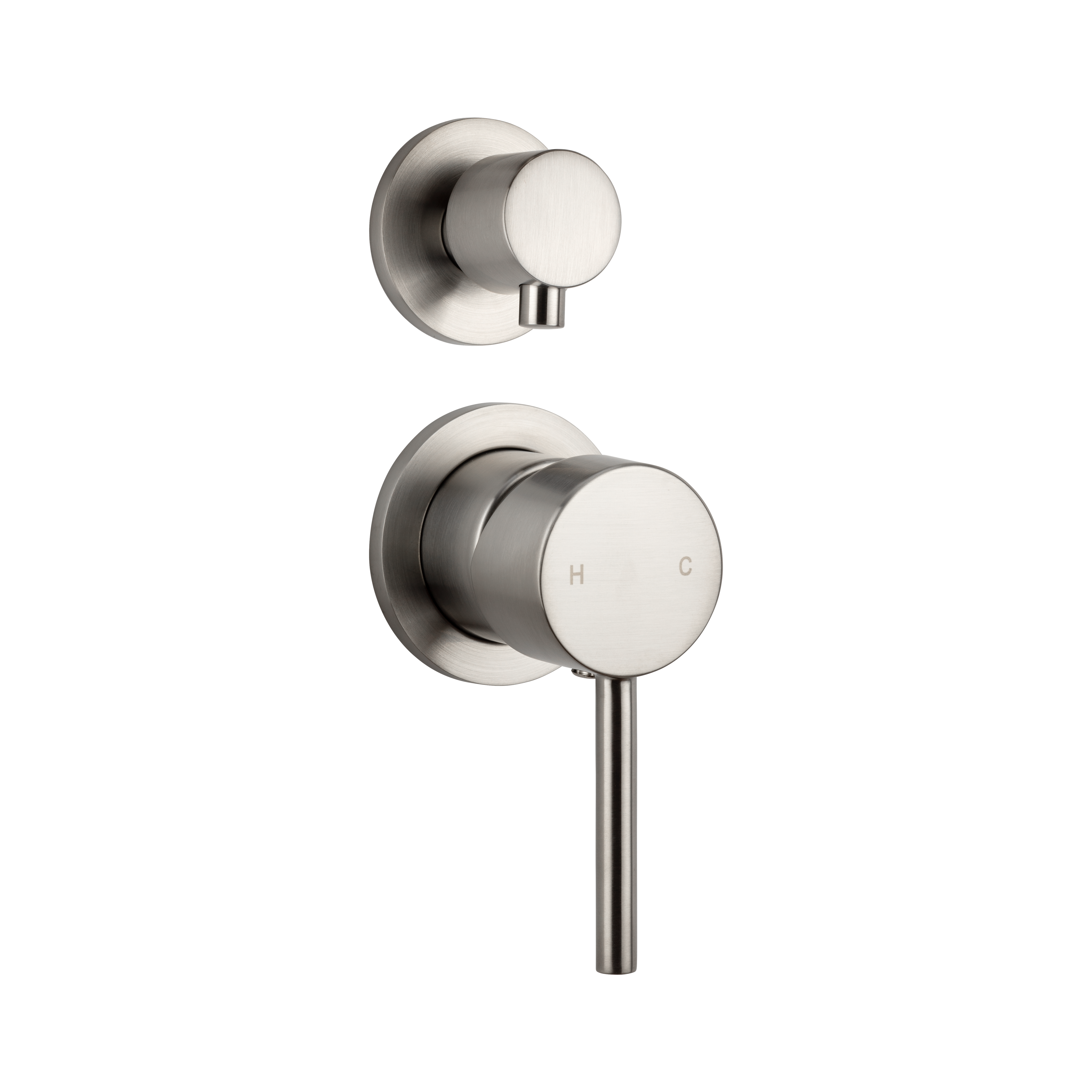 Elysian Shower Top Diverter - Brushed Nickel