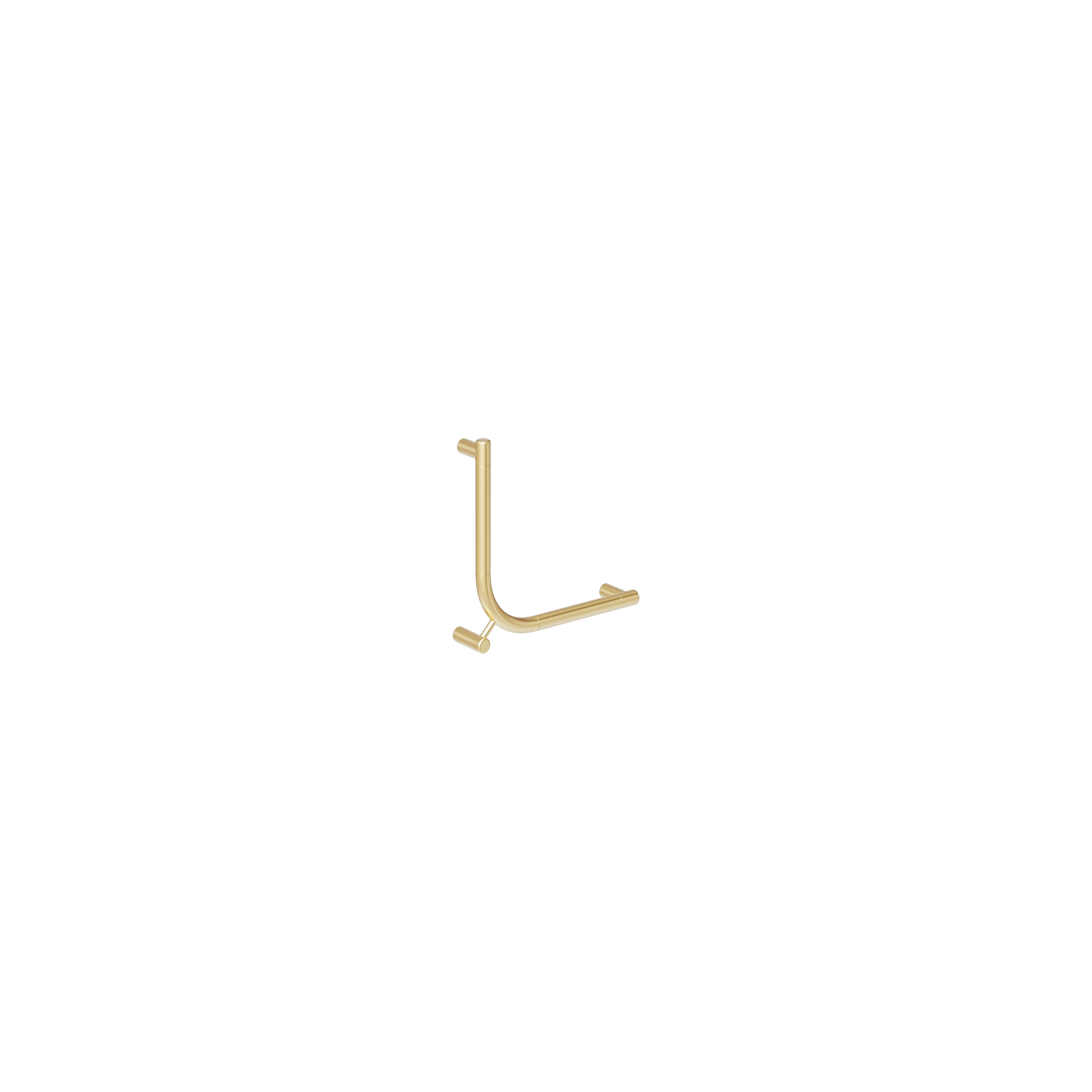 Aliro Ambulant 90° Grab Rail - Brushed Brass