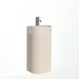 Nelios ColourCombo AlmondPedestal AlmondBasin