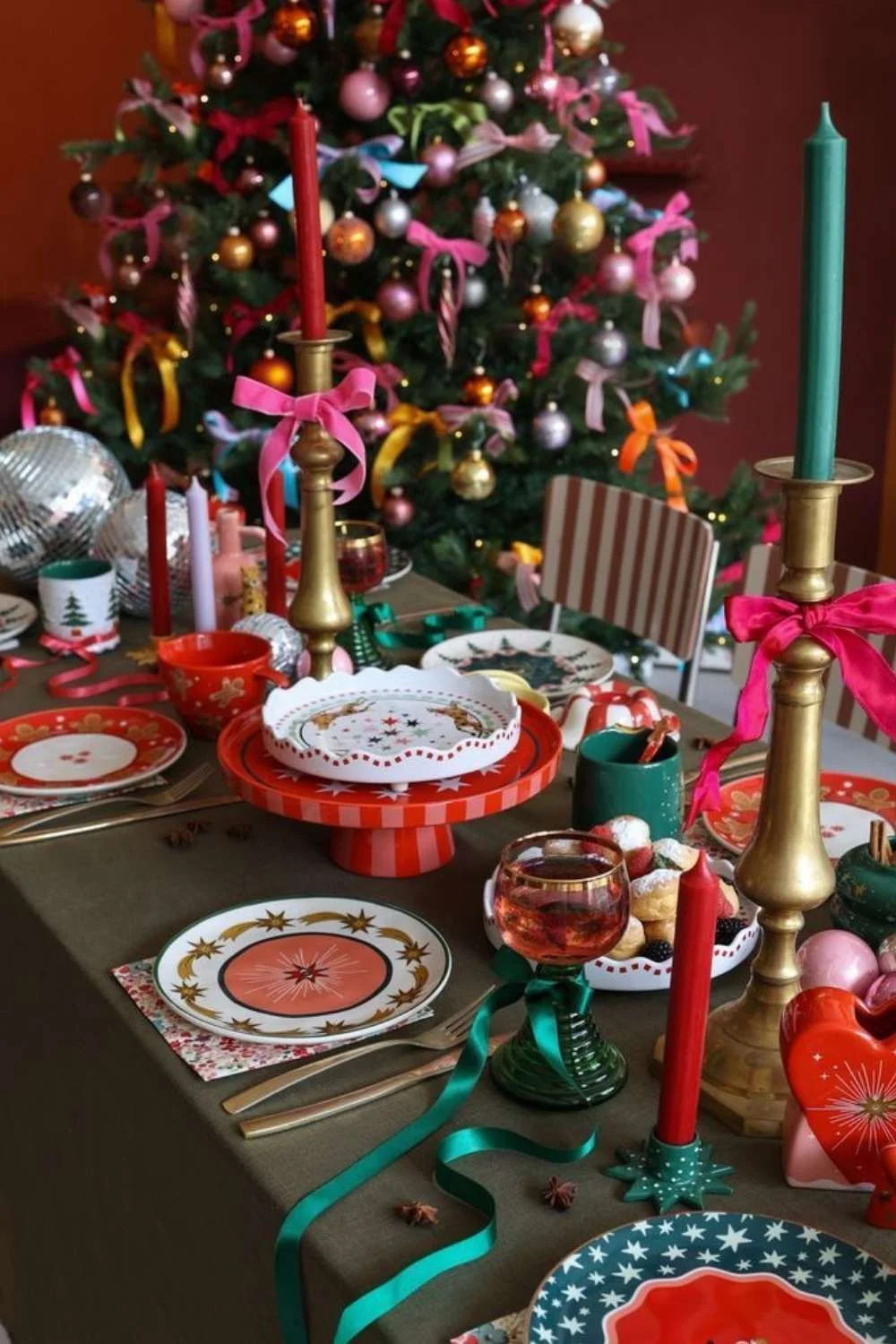 Christmas Home Decor Maximalist Colourful