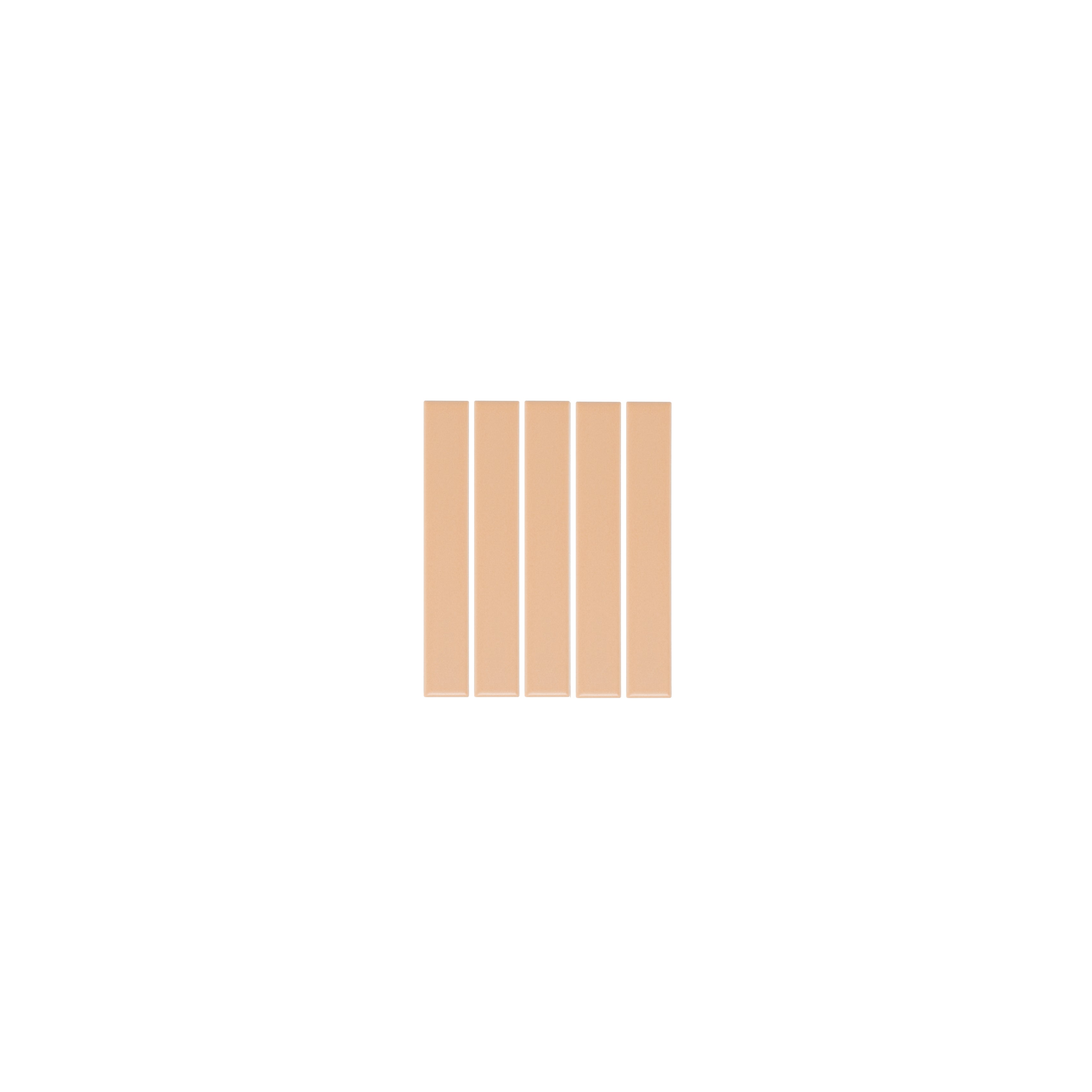 Atami Finger Mosaic Tile - Peach - (Sample)