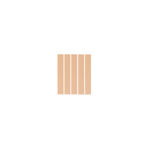 Atami Finger Mosaic Tile - Peach - (Sample)
