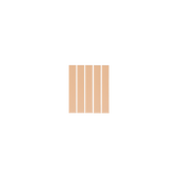 Atami-Finger-Mosaic-Tile---Peach---296x300mm-SKU-19124-S