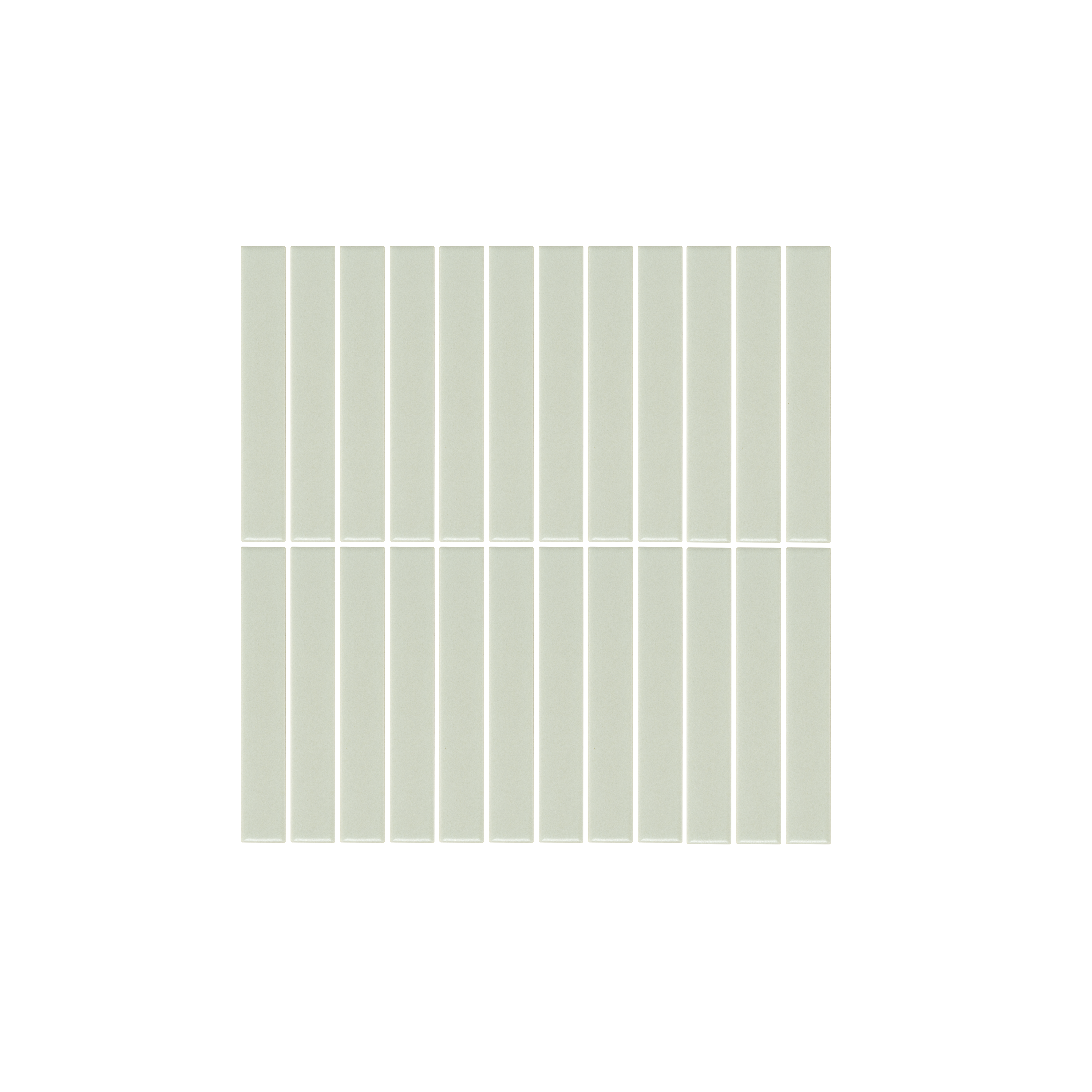 Atami Finger Mosaic Tile - Sage Green