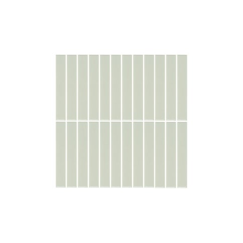 Atami Finger Mosaic Tile - Sage Green