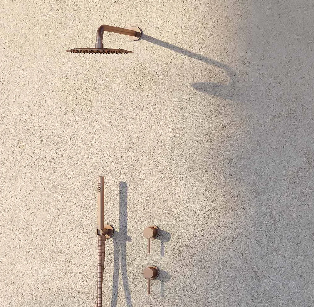 Sola Outdoor Shower Range BrushedCopper 02 web