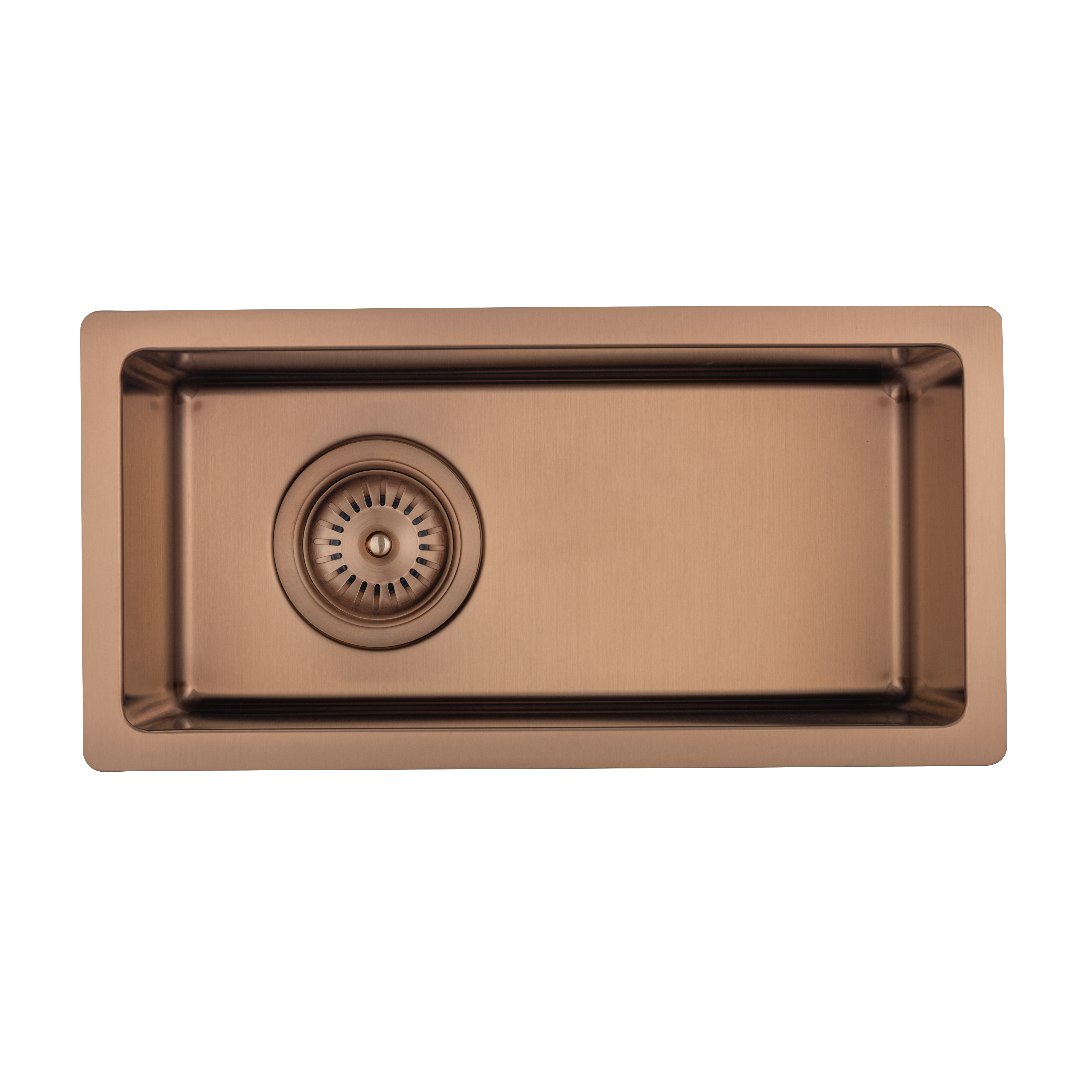 Sola Small Outdoor Sink - Brushed Copper