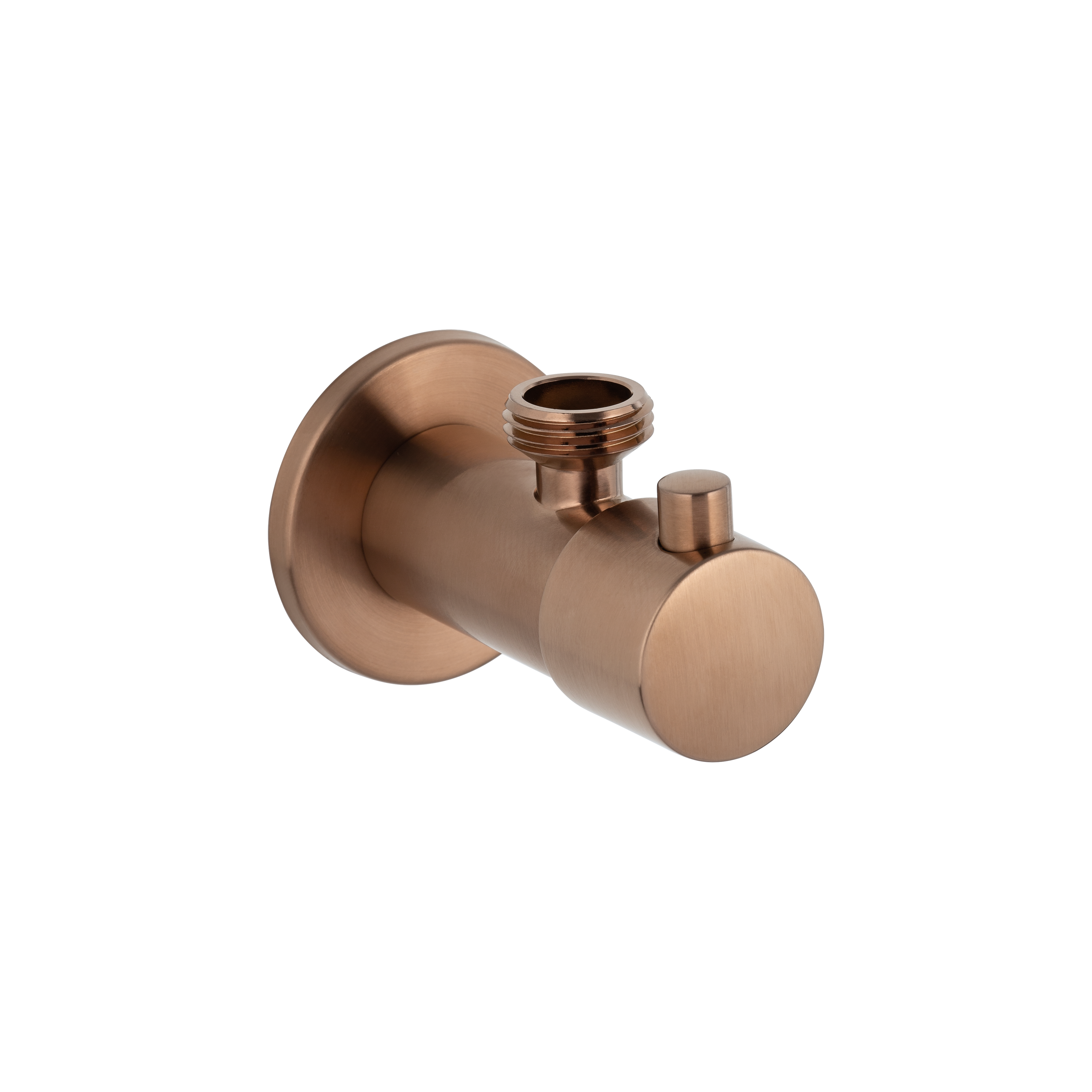 Mini Cistern Stop - Brushed Copper